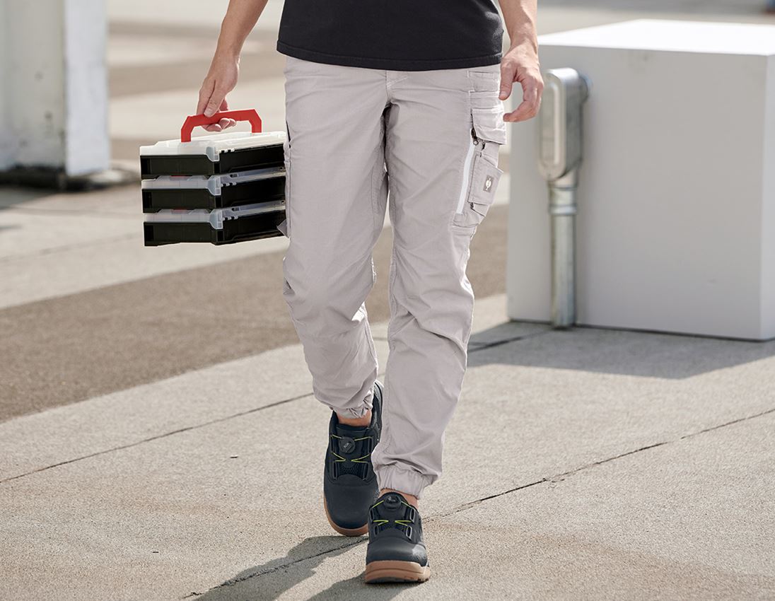 Pracovní kalhoty: Cargo kalhoty  e.s.motin ten léto,dámská + opálově šedá