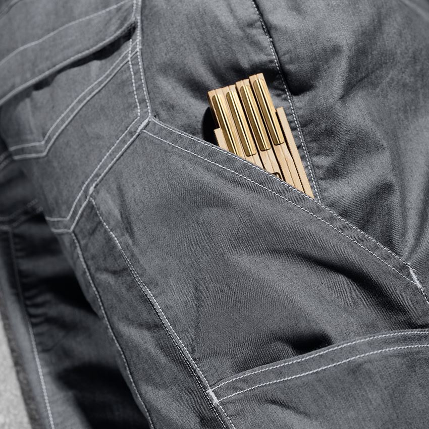 Pracovní kalhoty: Cargo kalhoty  e.s.motin ten léto,dámská + oxidově černá 2