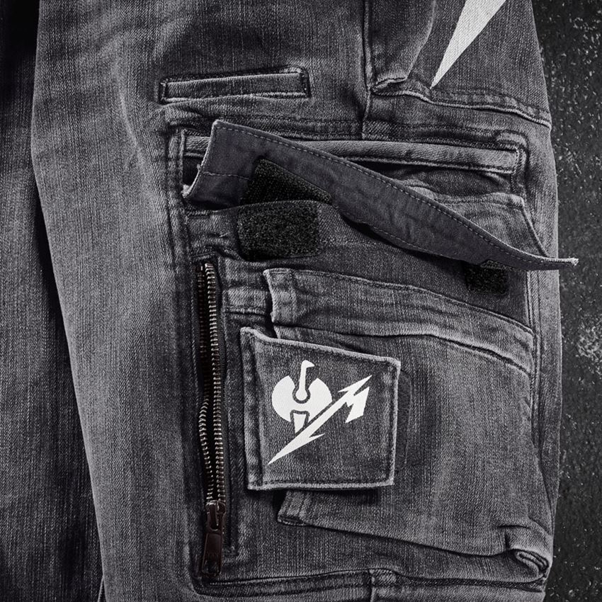 Oděvy: Metallica denim pants + blackwashed 2
