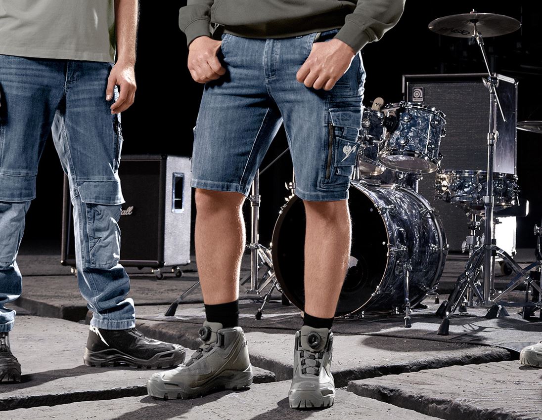 Pracovní kalhoty: Metallica denim shorts + stonewashed