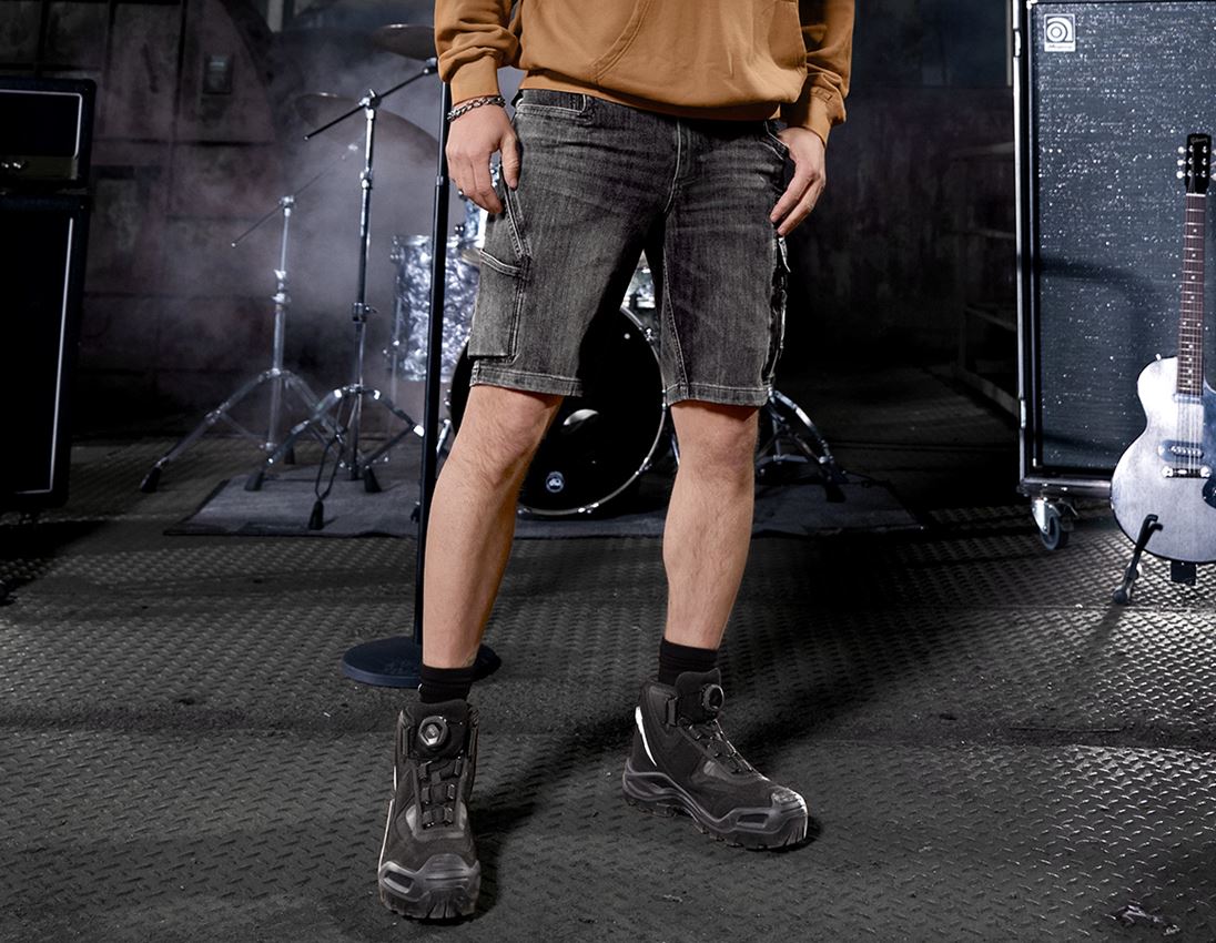 Pracovní kalhoty: Metallica denim shorts + blackwashed