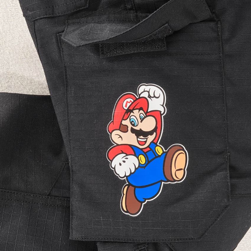 Spolupráce: Dětské kalhoty cargo Super Mario + černá 2