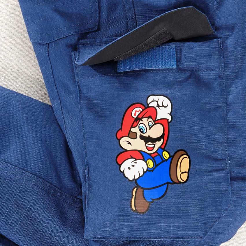 Spolupráce: Dětské kalhoty cargo Super Mario + alkalická modrá 2