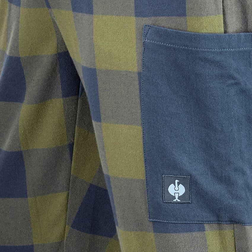 Doplňky: e.s. Pyžamo kalhoty + horská zelená/oxidově modrá 2