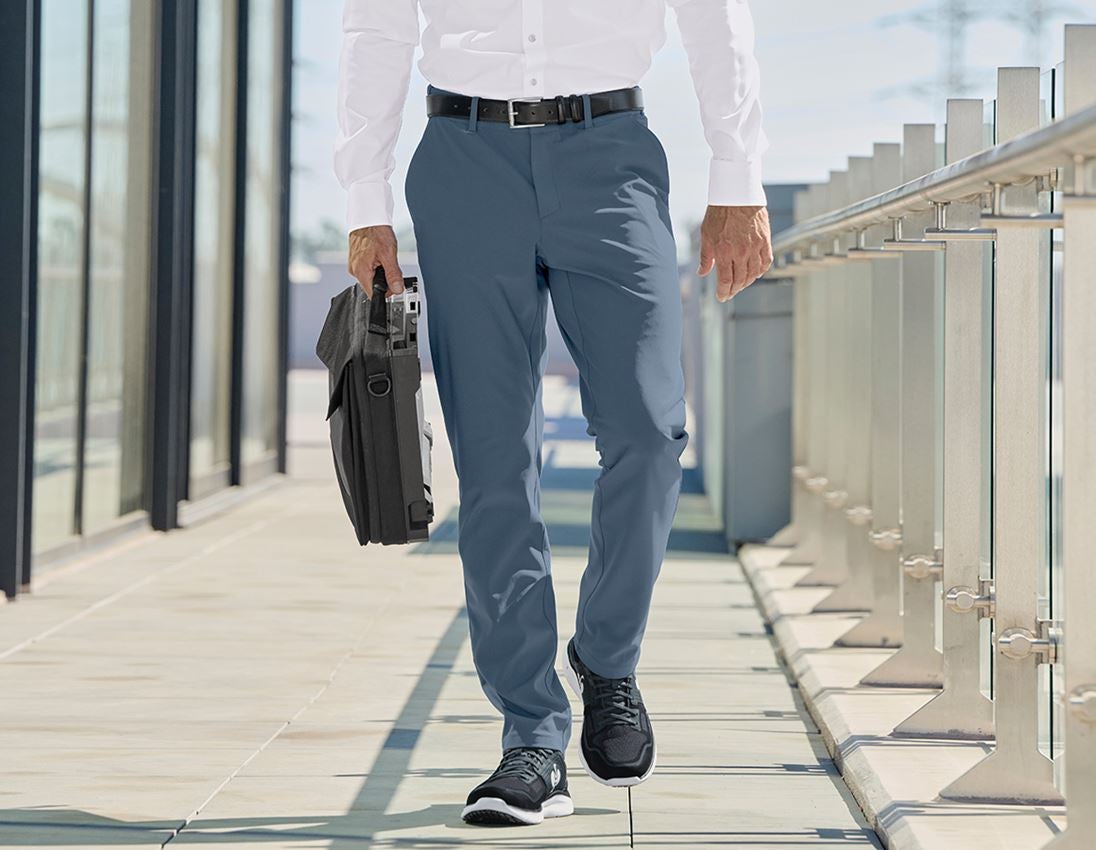 Pracovní kalhoty: Pracovní kalhoty Chino e.s.work&travel + železná modrá 2
