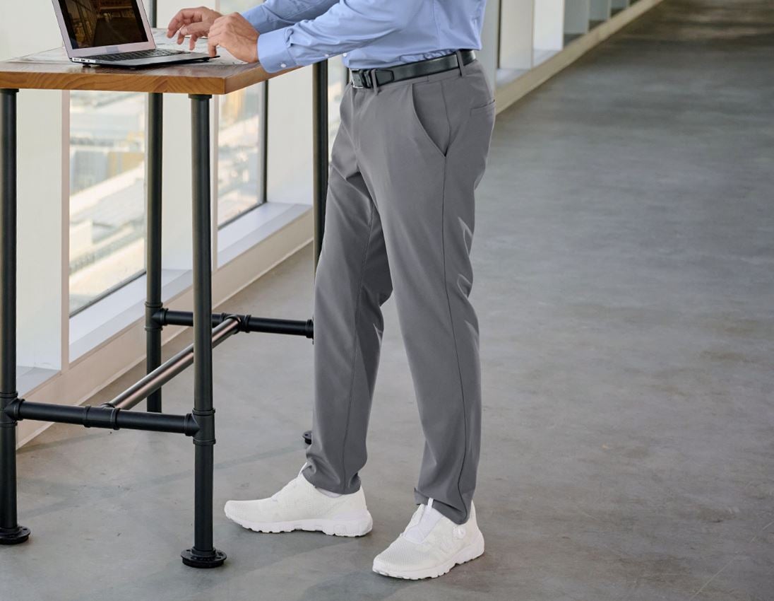 Pracovní kalhoty: Pracovní kalhoty Chino e.s.work&travel + čedičově šedá