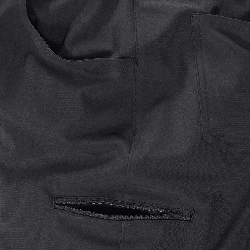 Pracovní kalhoty: Pracovní kalhoty s 5 kapsami Chino e.s.work&travel + černá 2