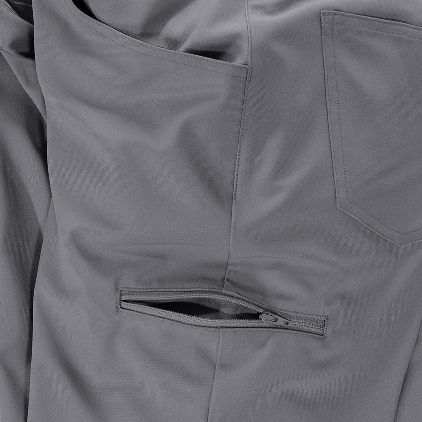 Oděvy: Pracovní kalhoty s 5 kapsami Chino e.s.work&travel + čedičově šedá 2
