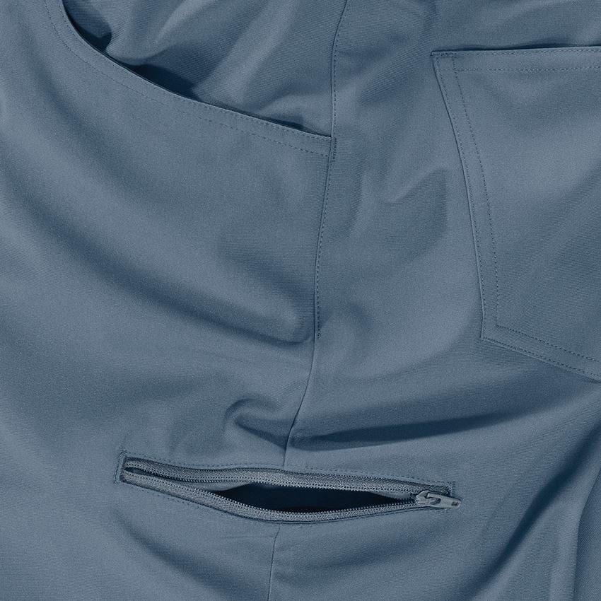 Témata: Pracovní kalhoty s 5 kapsami Chino e.s.work&travel + železná modrá 2