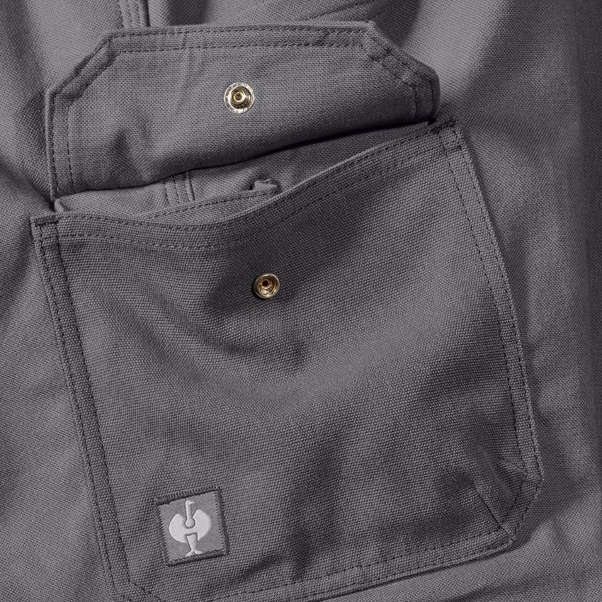 Pracovní kalhoty: Prac. kalhoty do pasu e.s.iconic + karbonová šedá 2