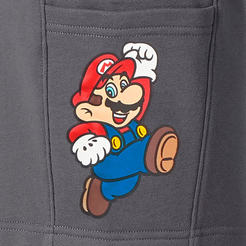 Oděvy: Super Mario teplákové šortky, dámské + antracit 2
