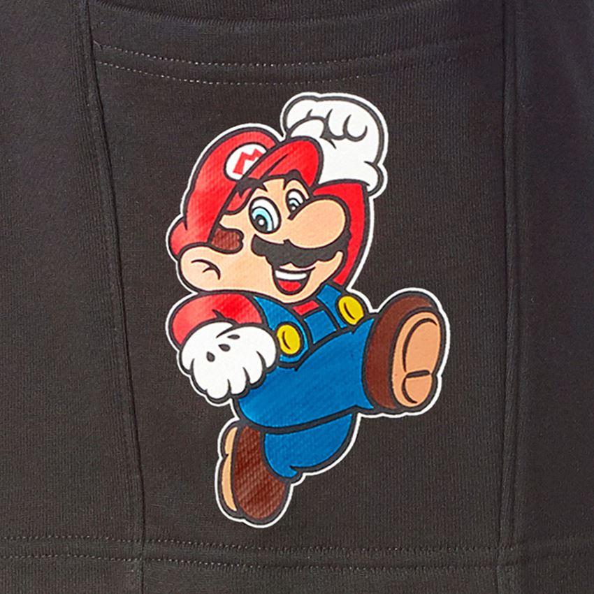 Oděvy: Super Mario teplákové šortky, dámské + černá 2