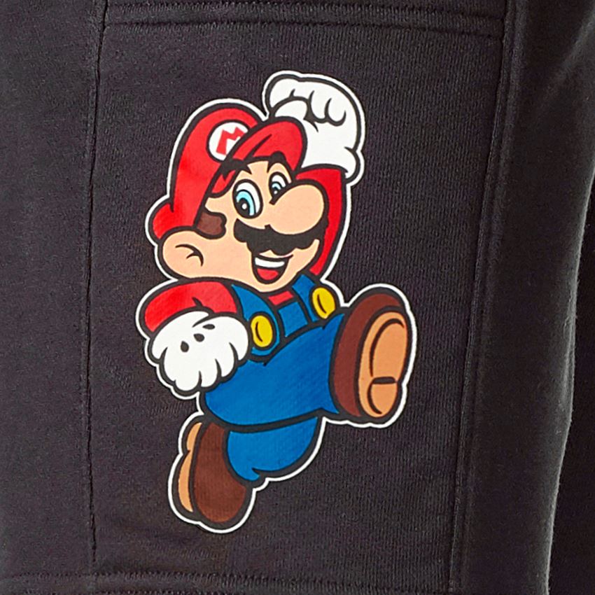 Spolupráce: Super Mario teplákové šortky + černá 2