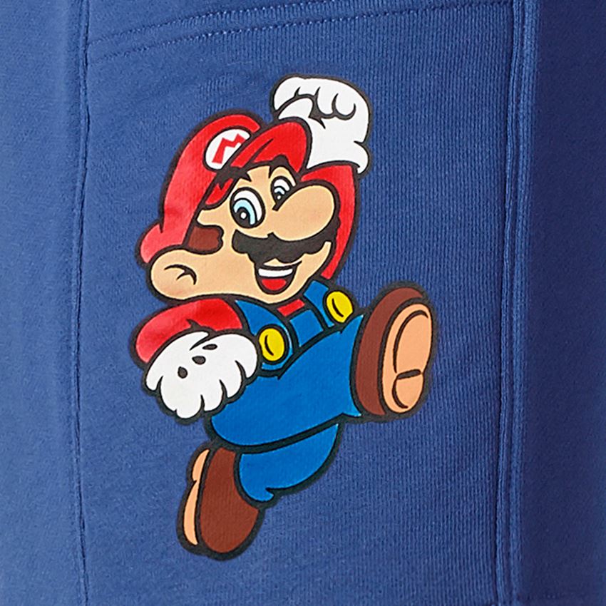 Spolupráce: Super Mario teplákové šortky + alkalická modrá 2