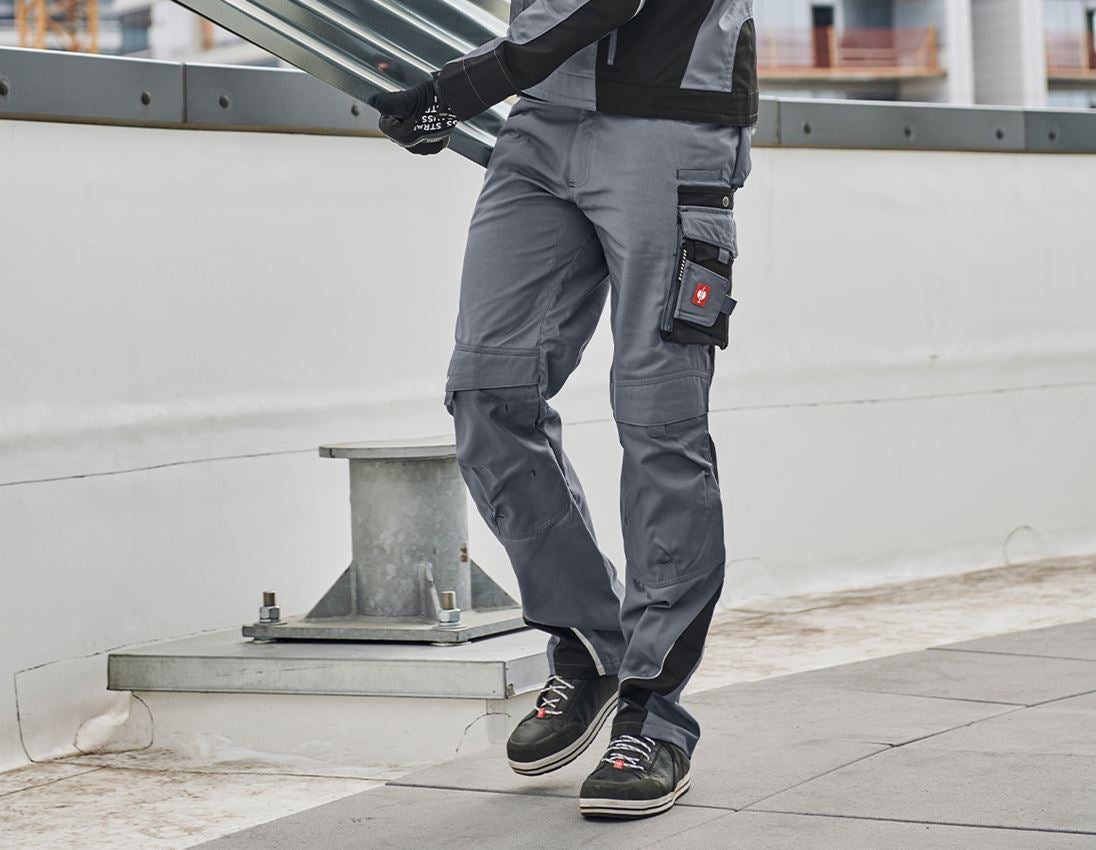 Oděvy: SADA: Kalhoty do pasu e.s.motion + šortky + osuška + šedá/černá 1