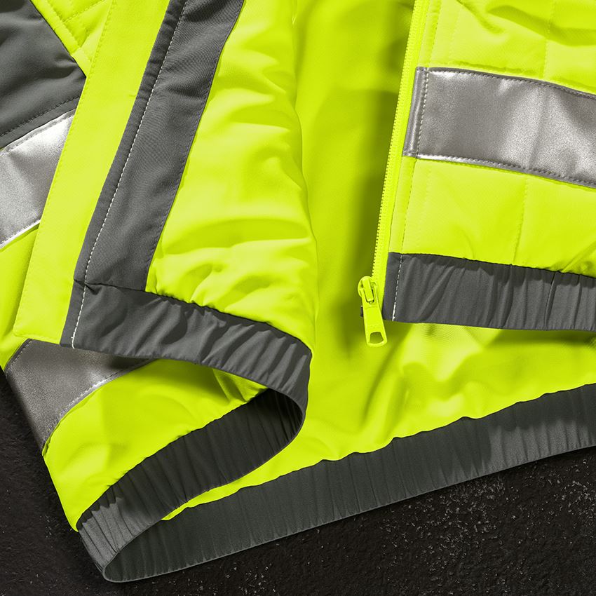 Pracovní bundy: Výstražná bunda e.s.concrete + výstražná žlutá/antracit 2