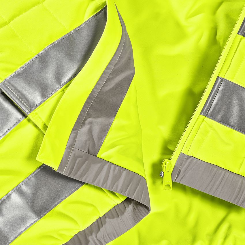Pracovní bundy: Výstražná bunda e.s.concrete + výstražná žlutá/perlově šedá 2