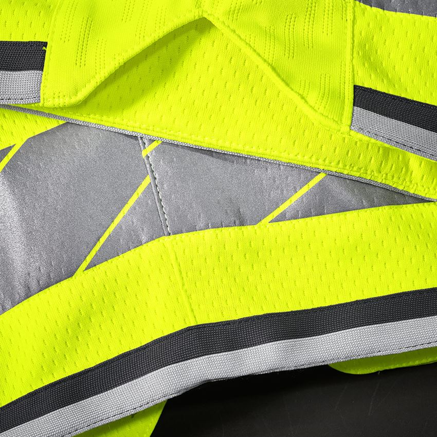 Pracovní kalhoty: Výstražné funkční šortky e.s.ambition + výstražná žlutá/antracit 2