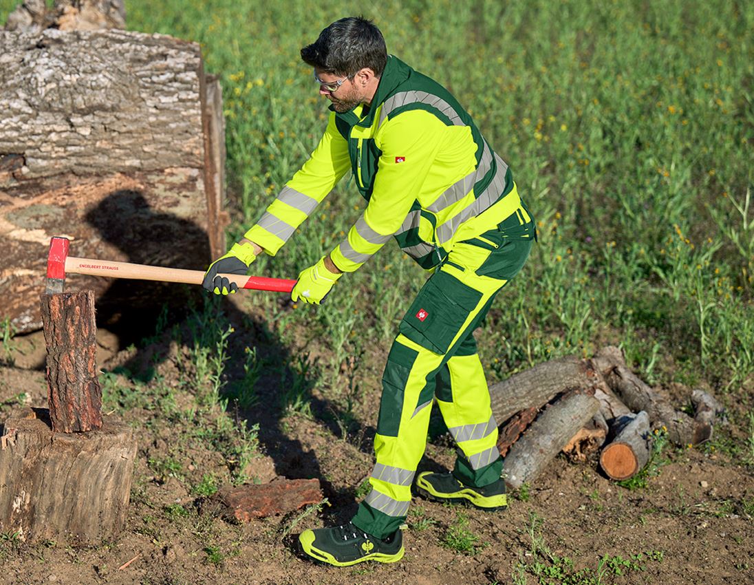 Témata: Výstražná softshellová bunda e.s.motion 24/7 + zelená/výstražná žlutá 3