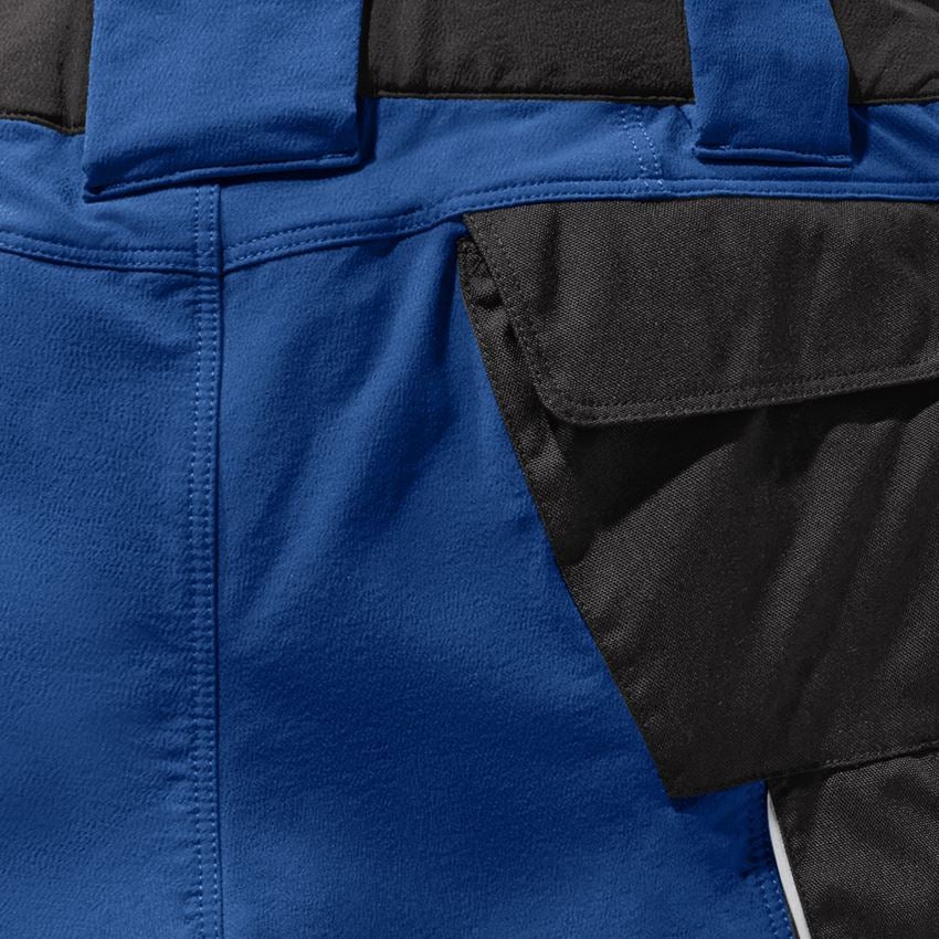 Pracovní kalhoty: Funkční short e.s.dynashield + modrá chrpa/černá 2