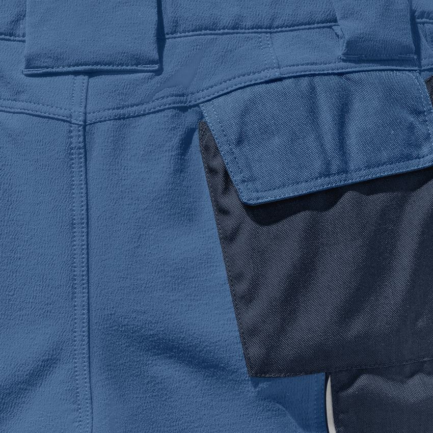 Pracovní kalhoty: Funkční short e.s.dynashield, dámské + kobalt/pacifik 2
