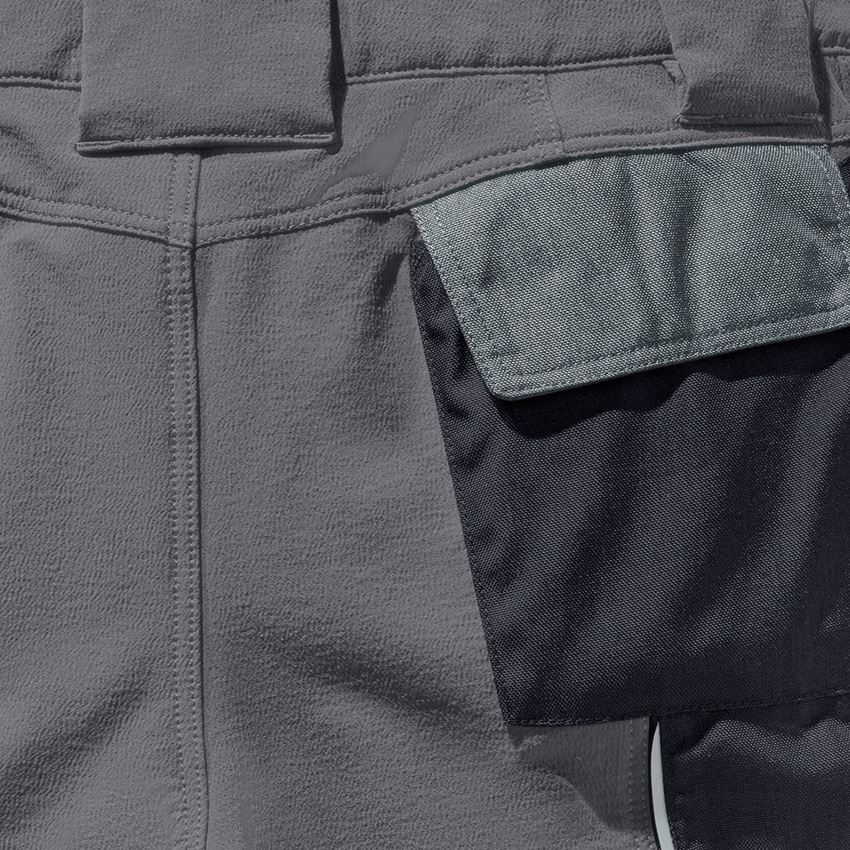 Pracovní kalhoty: Funkční short e.s.dynashield, dámské + cement/grafit 2