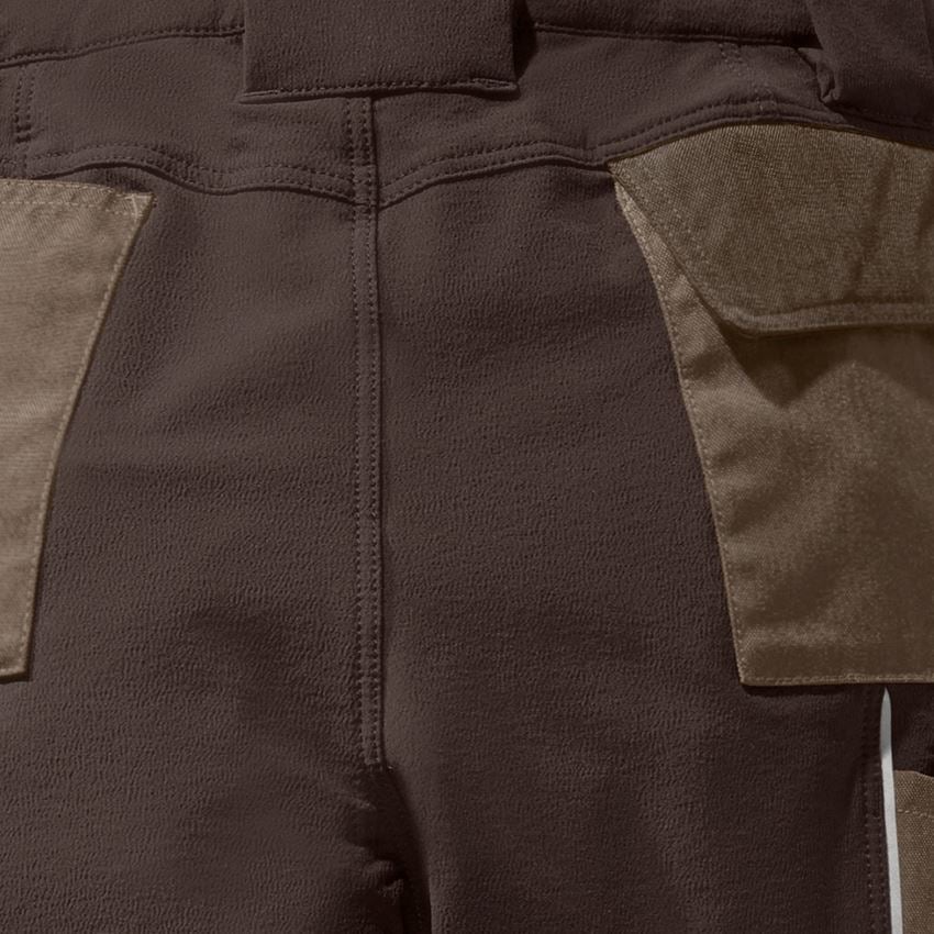 Pracovní kalhoty: Funkční cargo kalhoty e.s.dynashield, dámské + lískový oříšek/kaštan 2
