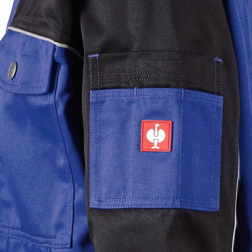 Instalatéři: Pracovní bunda e.s.image + modrá chrpa/černá 2