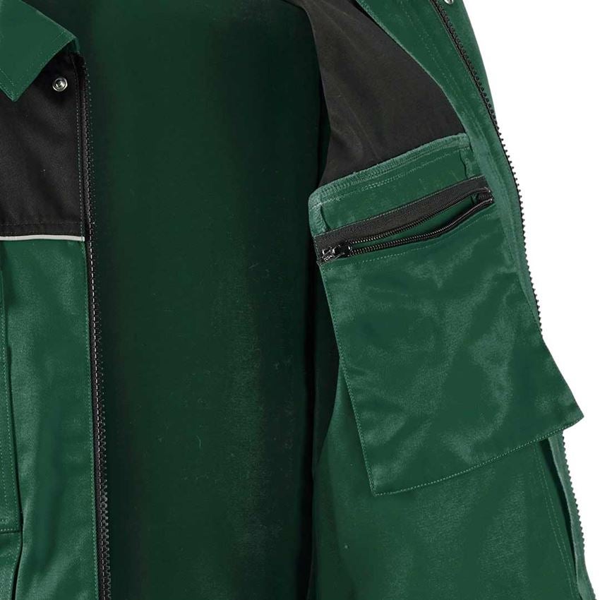Pracovní bundy: Pracovní bunda e.s.image + zelená/černá 2