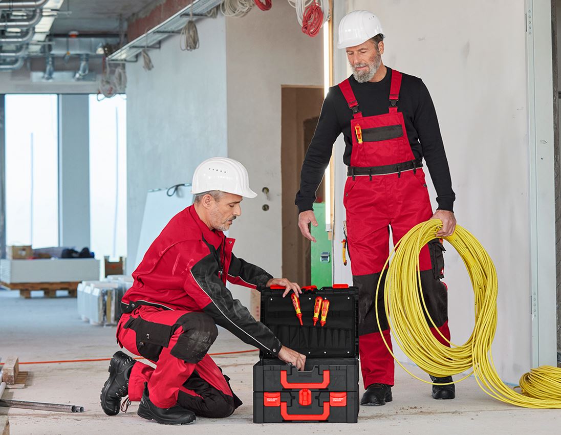 Pracovní bundy: Pracovní bunda e.s.image + červená/černá 3