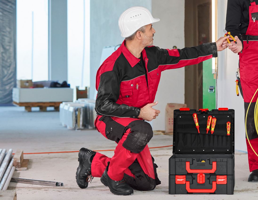 Pracovní bundy: Pracovní bunda e.s.image + červená/černá 4