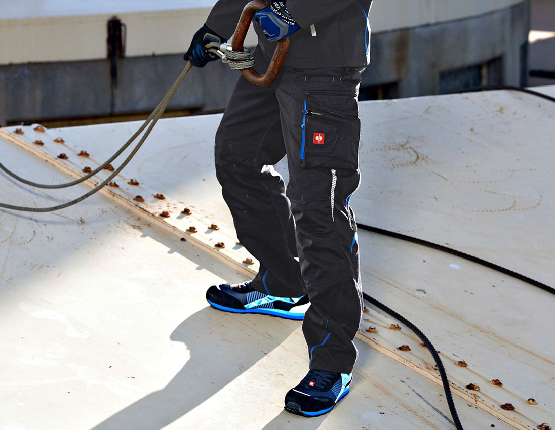 Pracovní kalhoty: Kalhoty e.s.motion 2020 + grafit/enciánově modrá