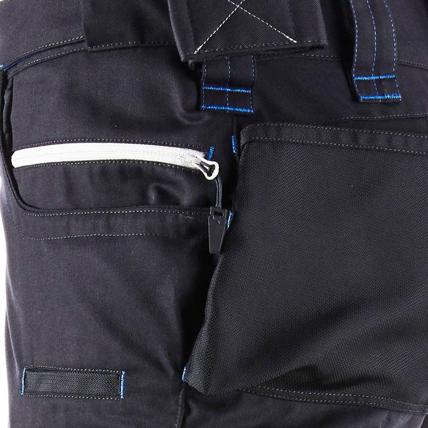 Pracovní kalhoty: Kalhoty e.s.motion 2020 + grafit/enciánově modrá 2