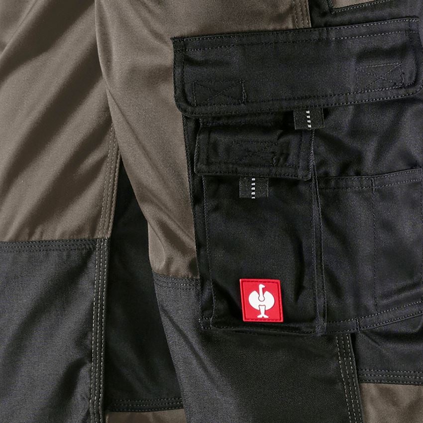 Truhlář / Stolař: Kalhoty do pasu e.s.image + olivová/černá 2