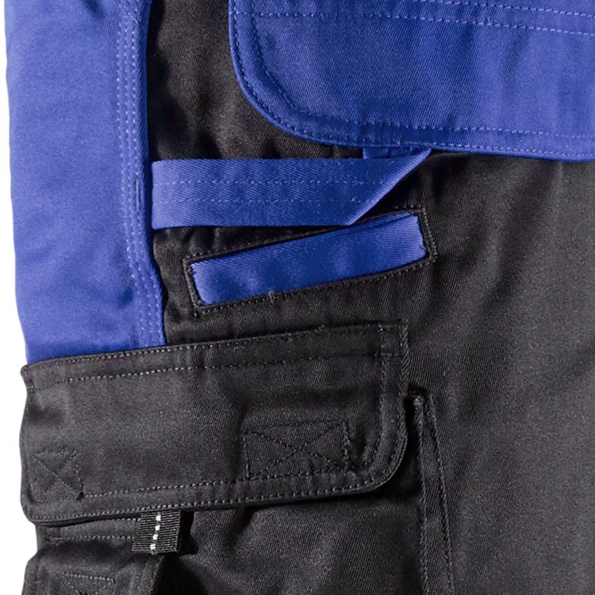 Instalatéři: Kalhoty do pasu e.s.image + modrá chrpa/černá 2