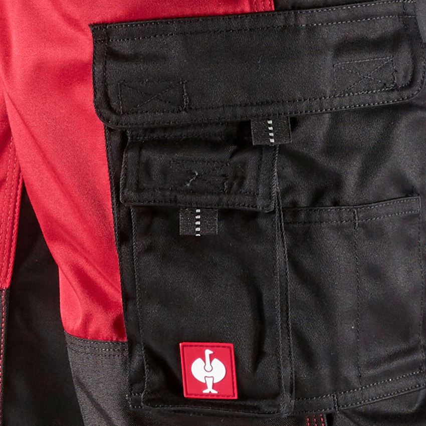 Truhlář / Stolař: Kalhoty do pasu e.s.image + červená/černá 2
