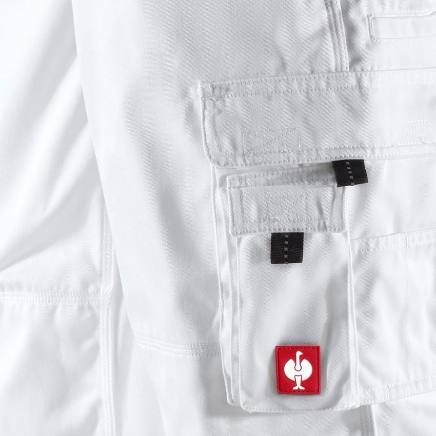 Pracovní kalhoty: Kalhoty do pasu e.s.classic + bílá 2