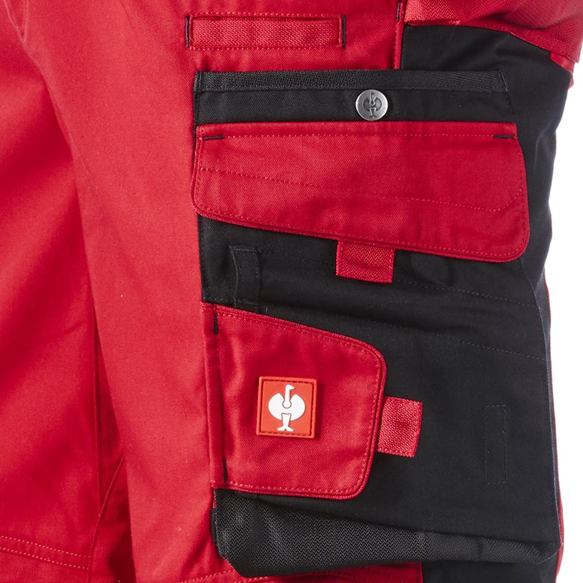 Truhlář / Stolař: Kalhoty do pasu e.s.motion, zimní + červená/černá 2
