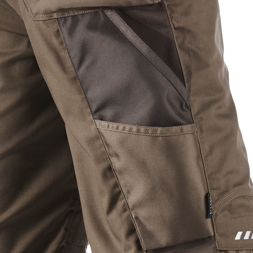Pracovní kalhoty: Kalhoty do pasu e.s.motion, zimní + lískový oříšek/kaštan 2