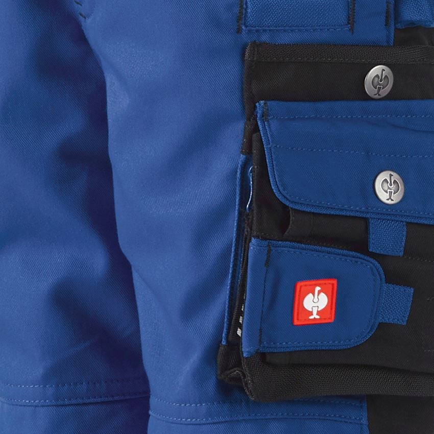 Kalhoty: Dětská kalhoty do pasu e.s.motion + modrá chrpa/černá 2