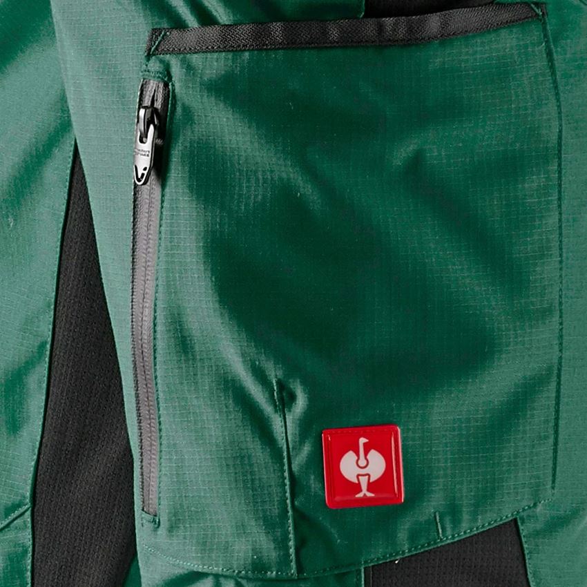 Pracovní kalhoty: Kalhoty do pasu e.s.vision, pánská + zelená/černá 2