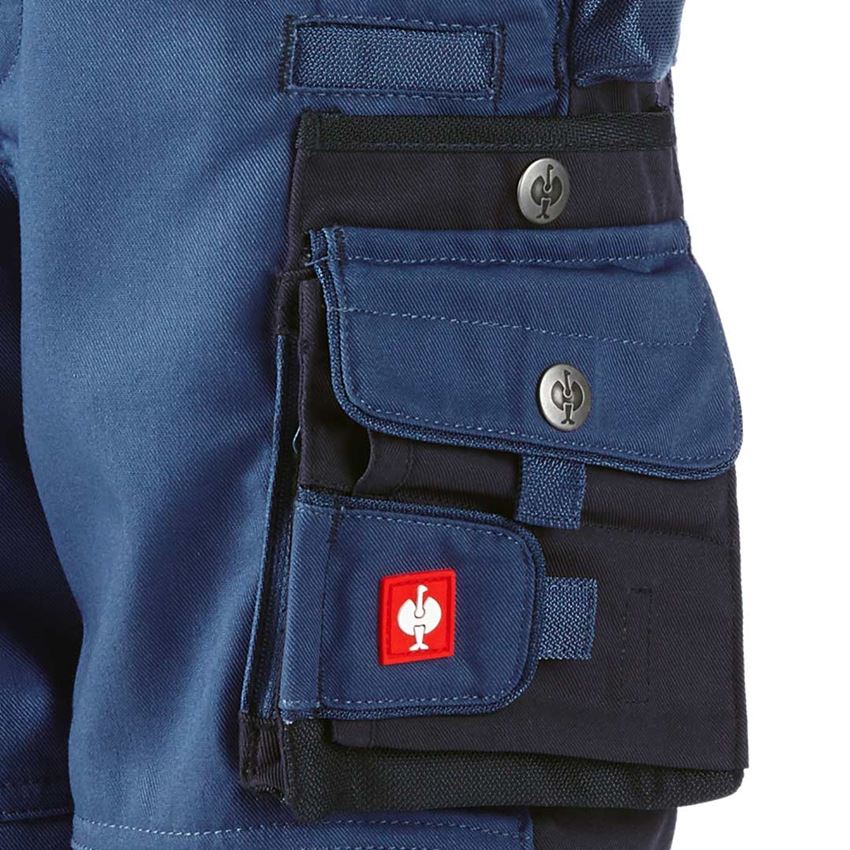 Kalhoty: Dětské kalhoty do pasu e.s.motion, zimní + kobalt/pacifik 2