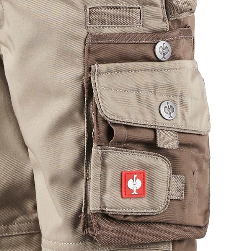 Kalhoty: Dětské kalhoty do pasu e.s.motion, zimní + jíl/rašelina 2