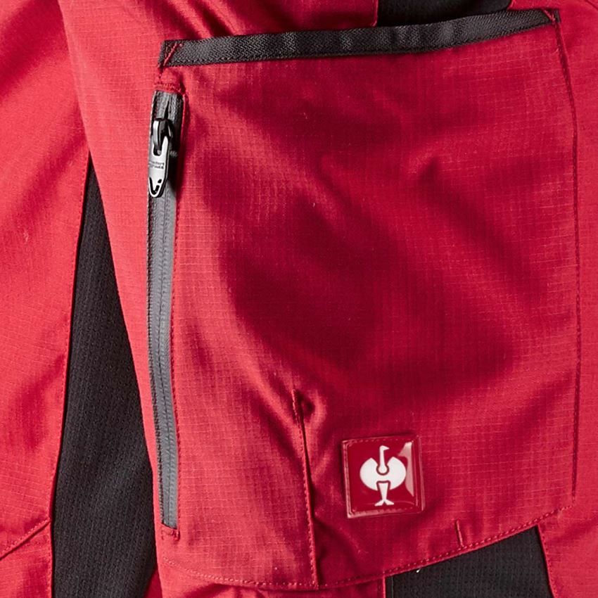 Pracovní kalhoty: Zimní kalhoty do pasu e.s.vision + červená/černá 2