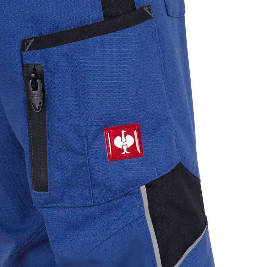 Kalhoty: Zimní kalhoty do pasu e.s.vision, dětská + modrá chrpa/černá 2