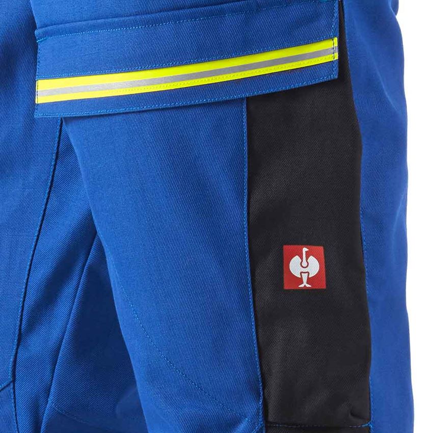 Pracovní kalhoty: Kalhoty do pasu e.s.vision multinorm* + modrá chrpa/černá 2