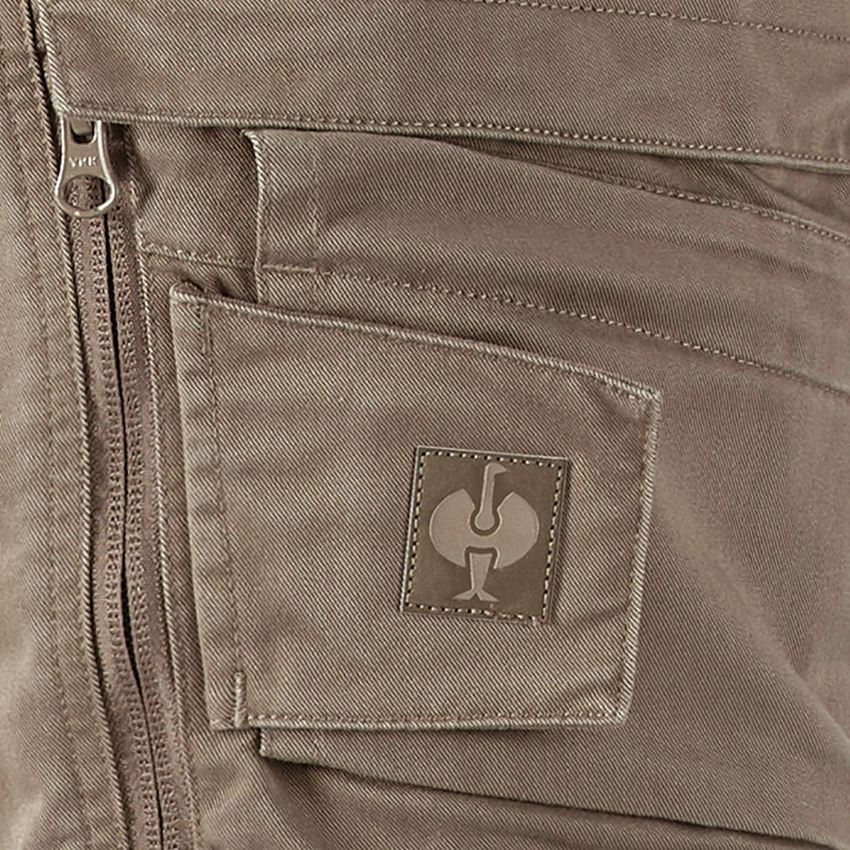 Pracovní kalhoty: Kalhoty do pasu e.s.motion ten + popelavě hnědá 2