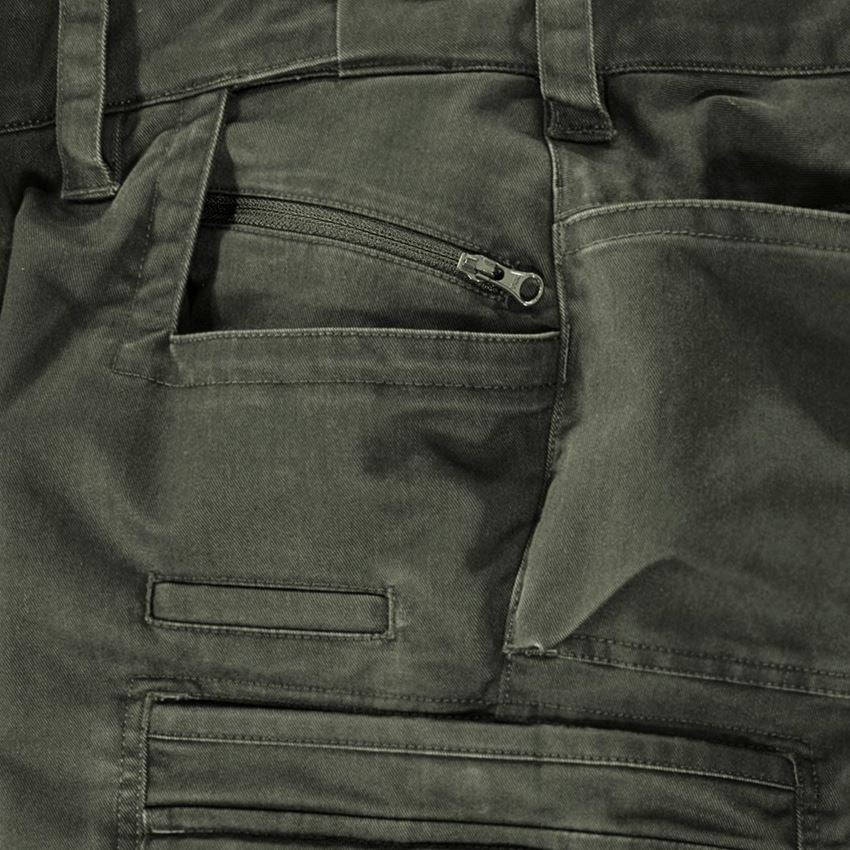 Pracovní kalhoty: Kalhoty do pasu e.s.motion ten + maskovací zelená 2
