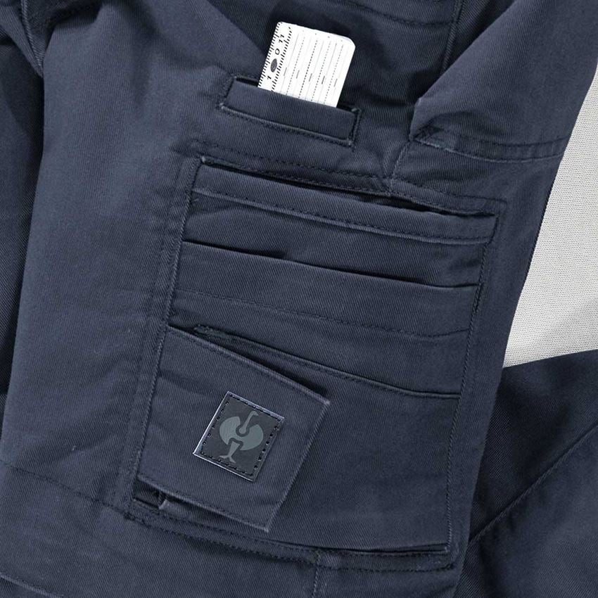 Kalhoty: Kalhoty do pasu e.s.motion ten, dětské + břidlicová modrá 2