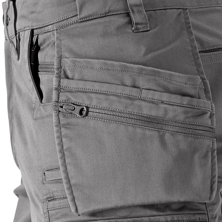 Instalatéři: Kalhoty do pasu e.s.motion ten tool-pouch + granitová 2